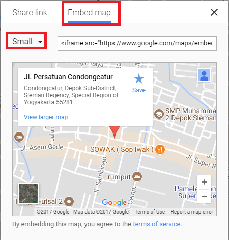 Cara menambahkan Lokasi Google Maps pada WordPress