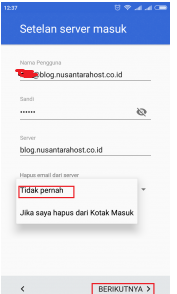 Cara Konfigurasi Email Pada Android melalui Gmail Apps