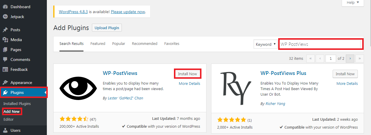 Cara menampilkan jumlah view pada artikel WordPress