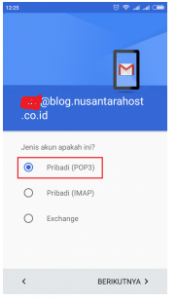 Cara Konfigurasi Email Pada Android melalui Gmail Apps